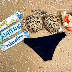 🐆CHEETAH RUFFLE TOP BIKINI